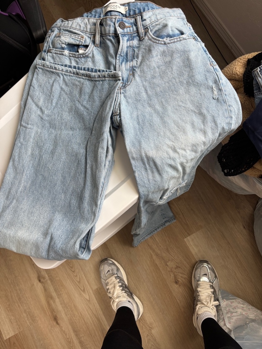 Light Wash low rise - Pale Blue